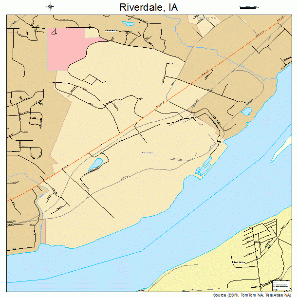 Riverdale, IA street map