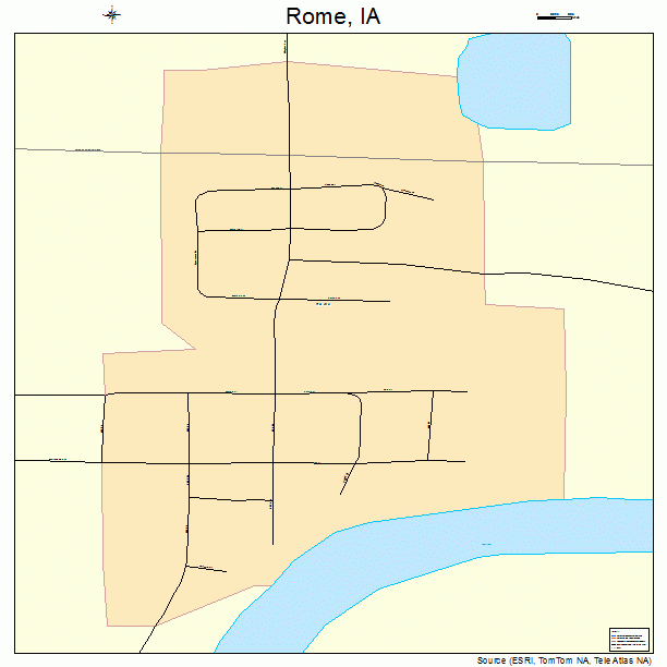 Rome, IA street map