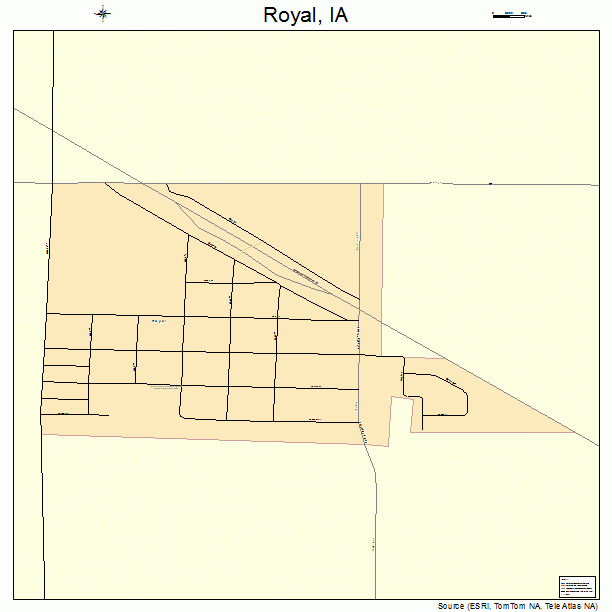 Royal, IA street map