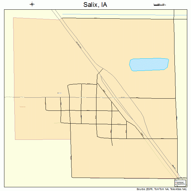 Salix, IA street map