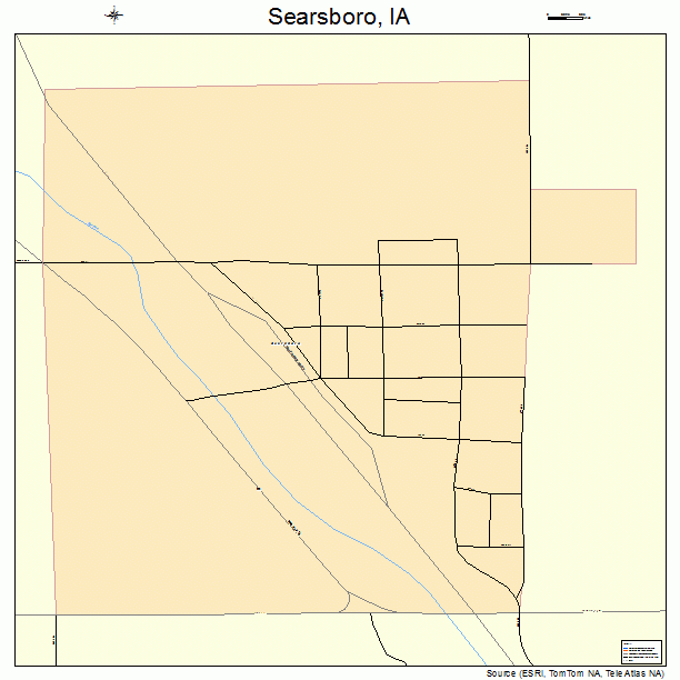 Searsboro, IA street map