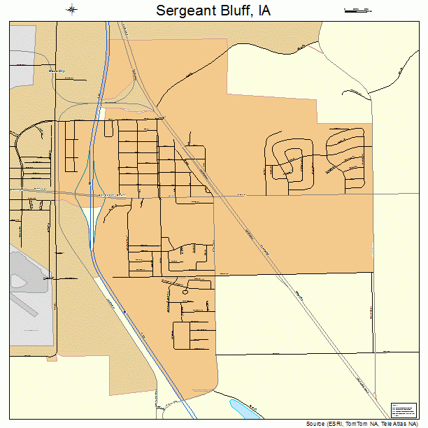 Sergeant Bluff, IA street map