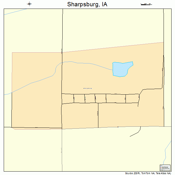 Sharpsburg, IA street map