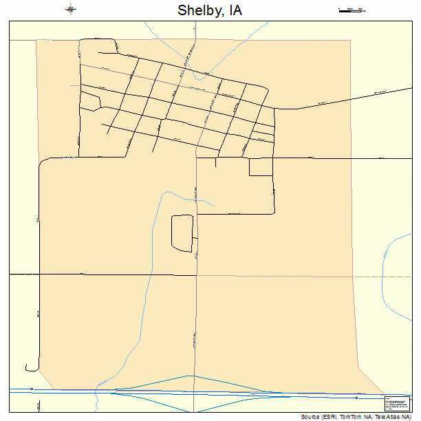 Shelby, IA street map