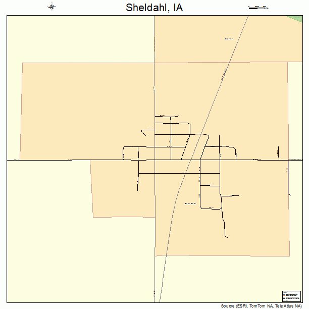 Sheldahl, IA street map