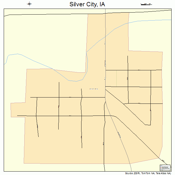 Silver City, IA street map