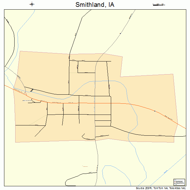 Smithland, IA street map