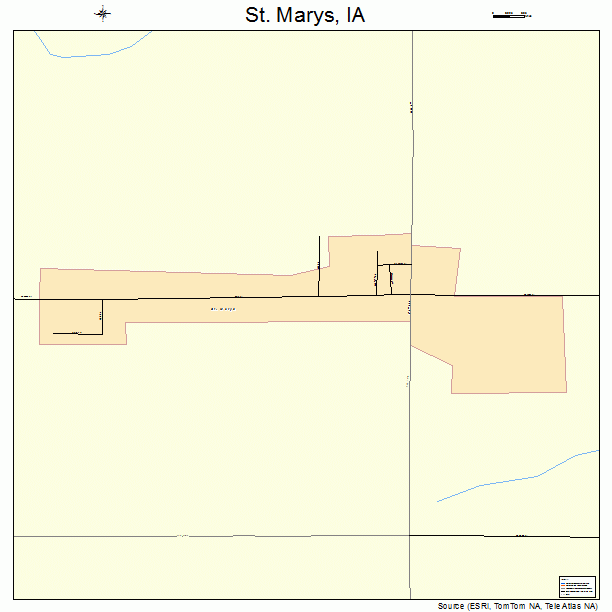 St. Marys, IA street map