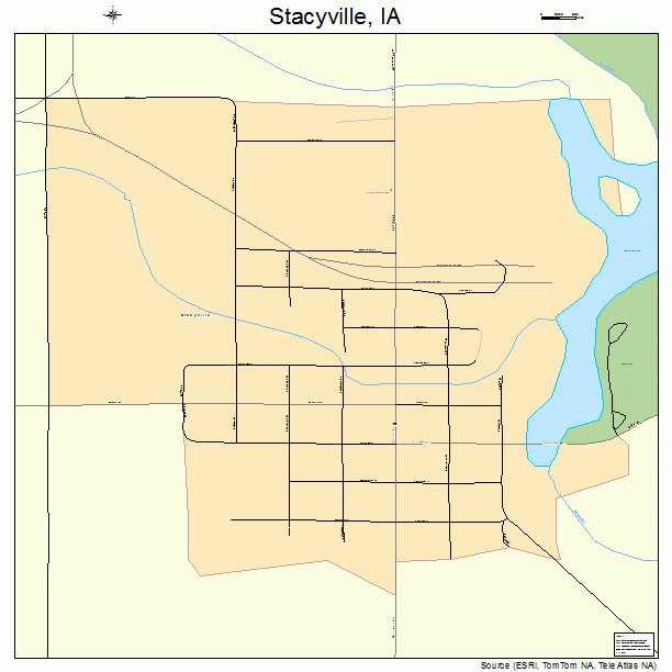 Stacyville, IA street map