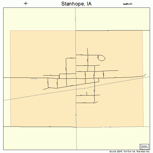 Stanhope, IA street map