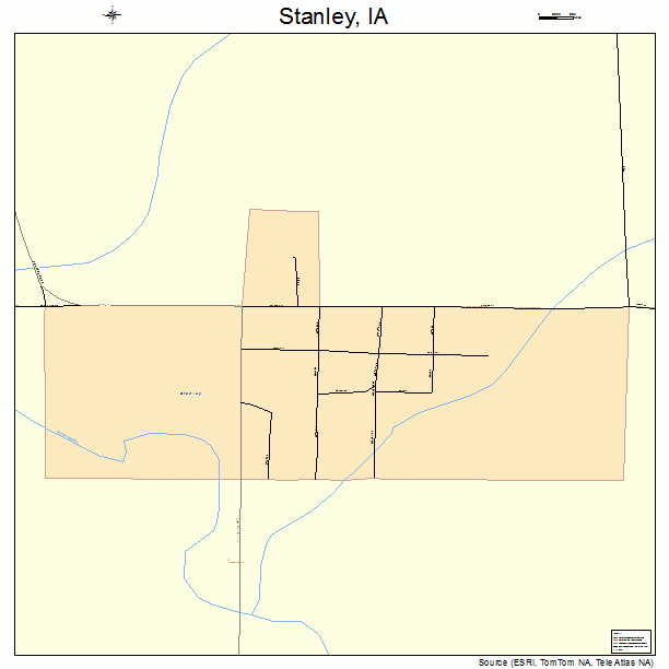 Stanley, IA street map