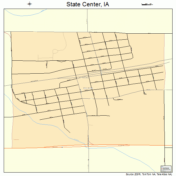 State Center, IA street map