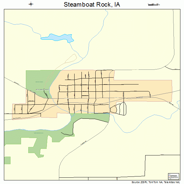 Steamboat Rock, IA street map