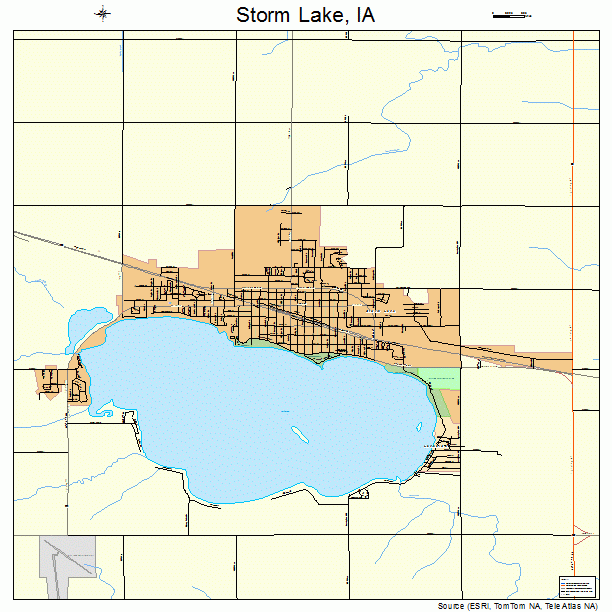 Storm Lake, IA street map