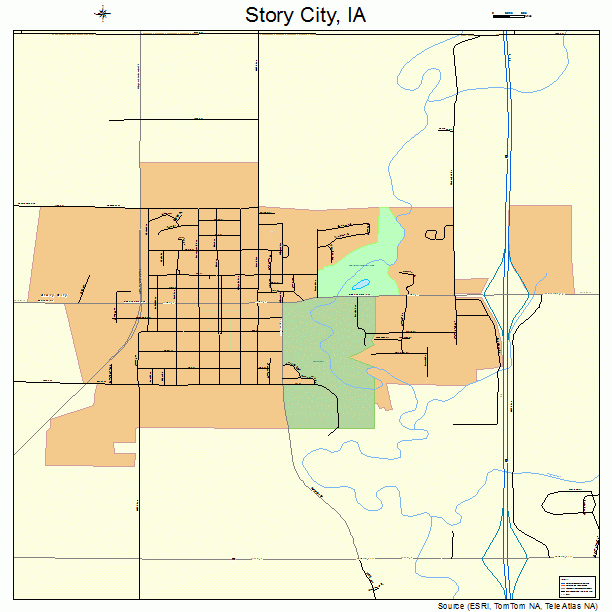 Story City, IA street map