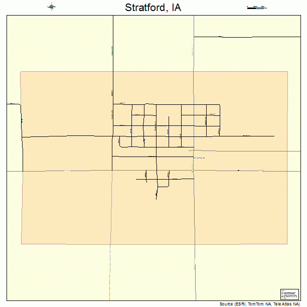 Stratford, IA street map