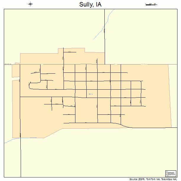 Sully, IA street map