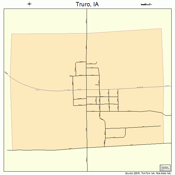 Truro, IA street map