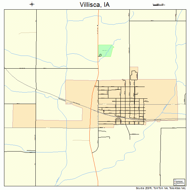 Villisca, IA street map