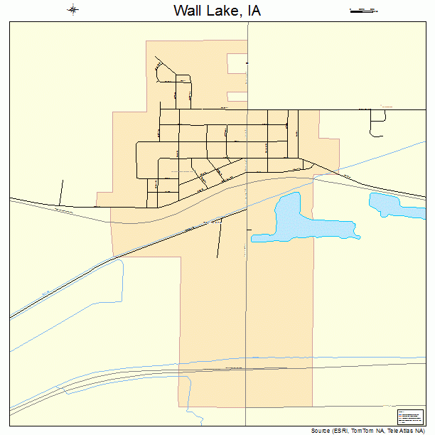 Wall Lake, IA street map