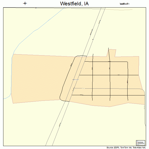 Westfield, IA street map