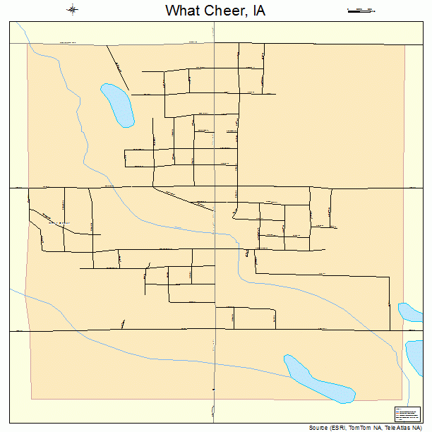 What Cheer, IA street map