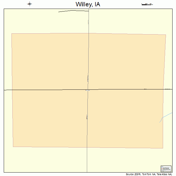 Willey, IA street map