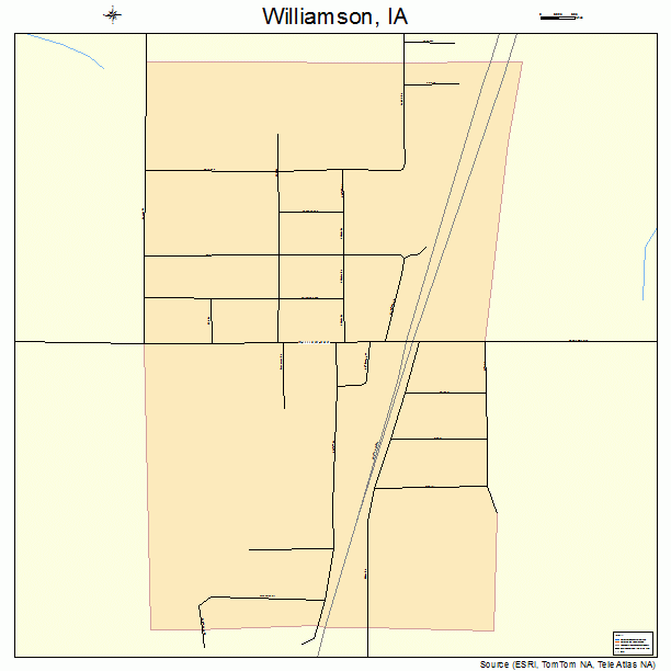 Williamson, IA street map