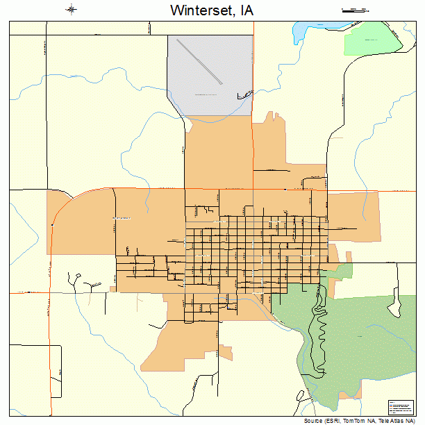 Winterset, IA street map