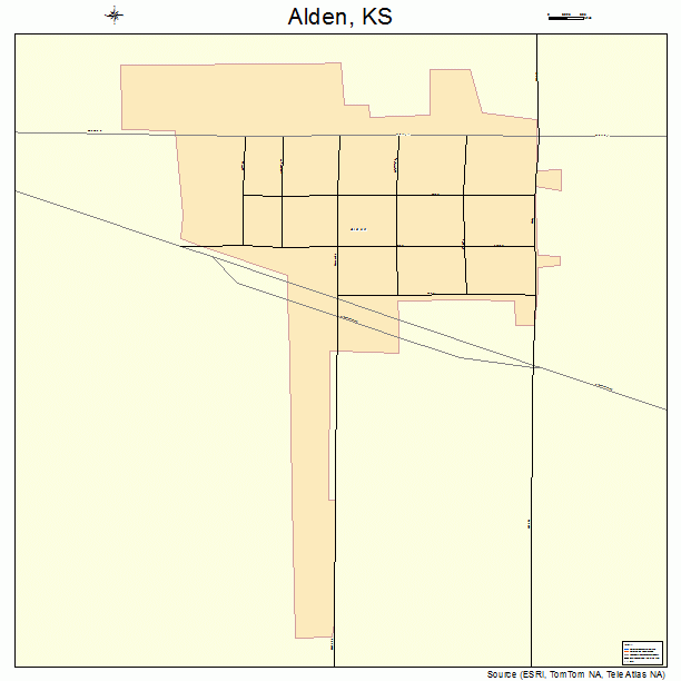 Alden, KS street map