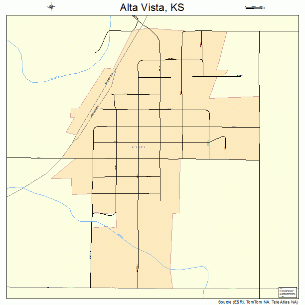 Alta Vista, KS street map