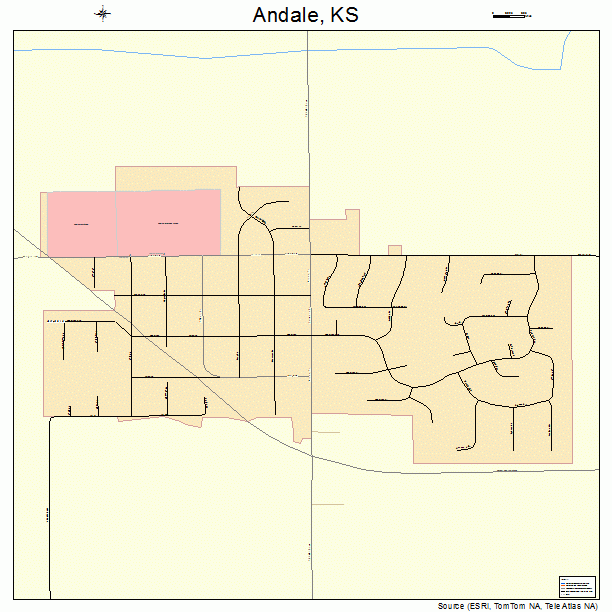 Andale, KS street map