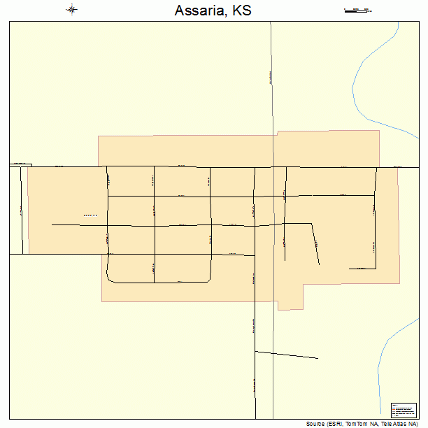 Assaria, KS street map