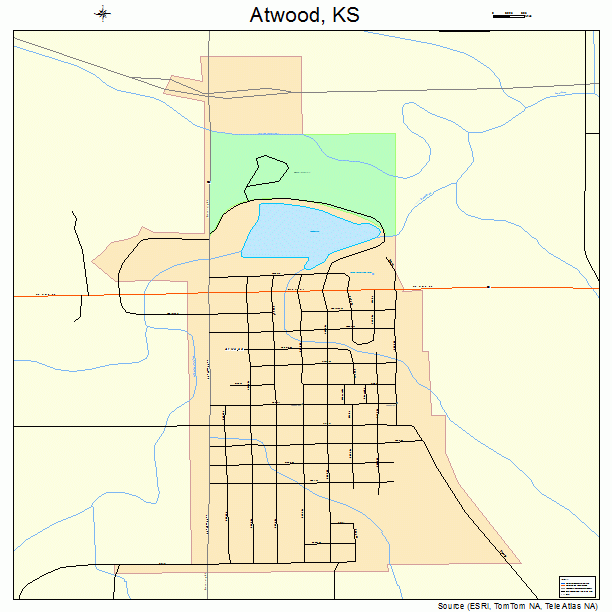 Atwood, KS street map