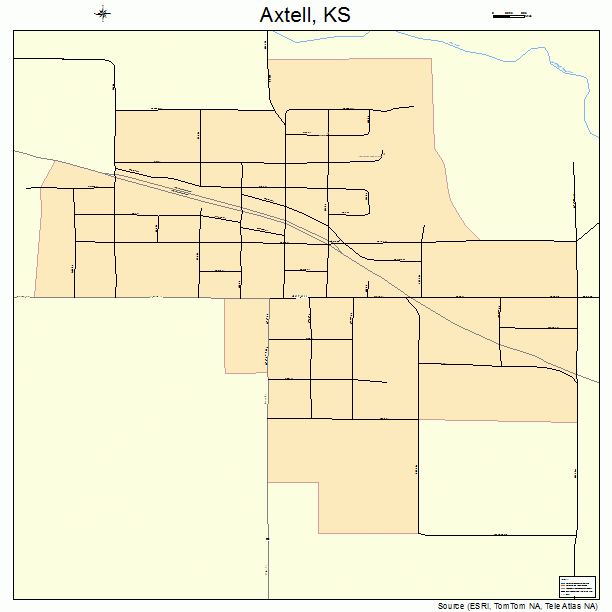 Axtell, KS street map
