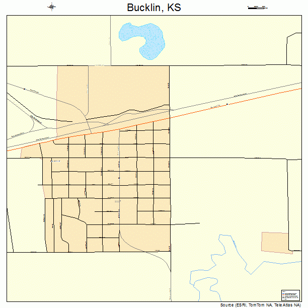 Bucklin, KS street map