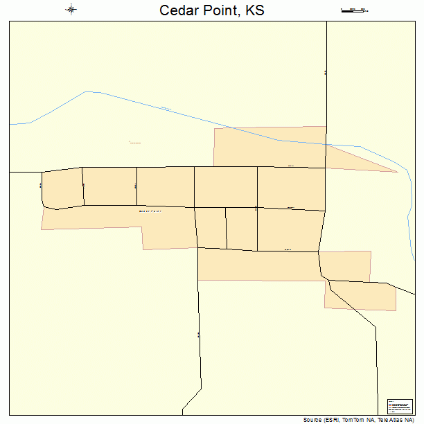 Cedar Point, KS street map