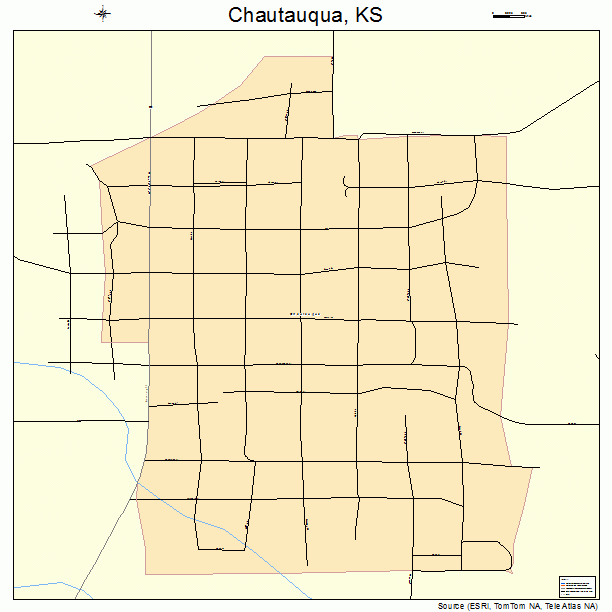 Chautauqua, KS street map
