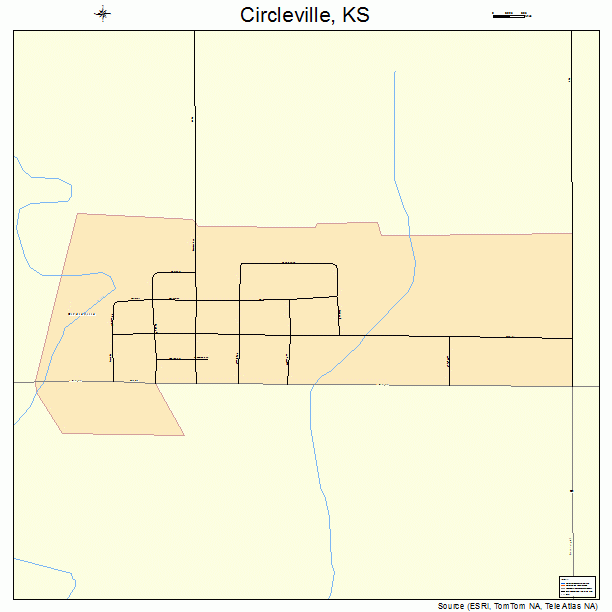 Circleville, KS street map