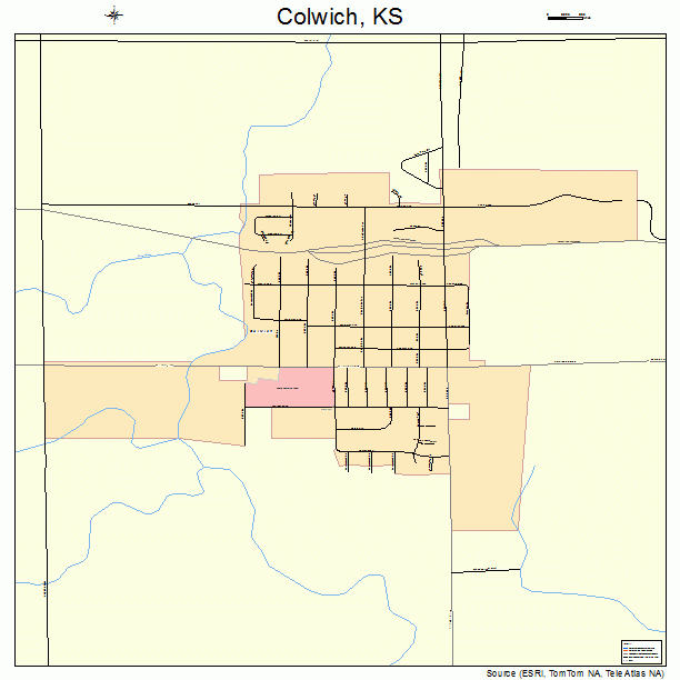 Colwich, KS street map
