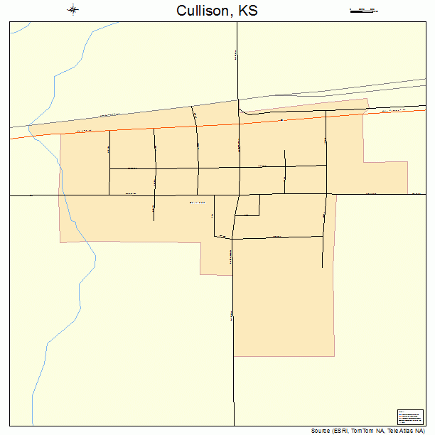 Cullison, KS street map