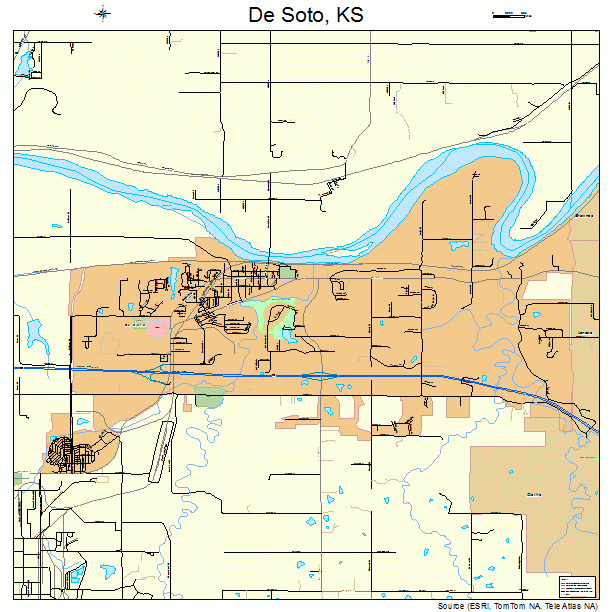 De Soto, KS street map