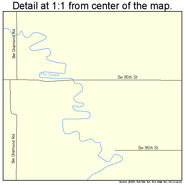 Augusta, Kansas road map detail