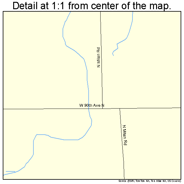 Conway Springs, Kansas road map detail