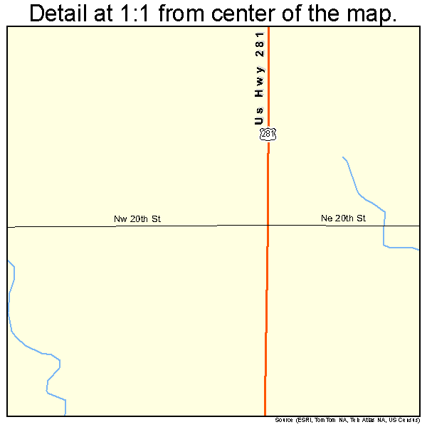 Pratt, Kansas road map detail
