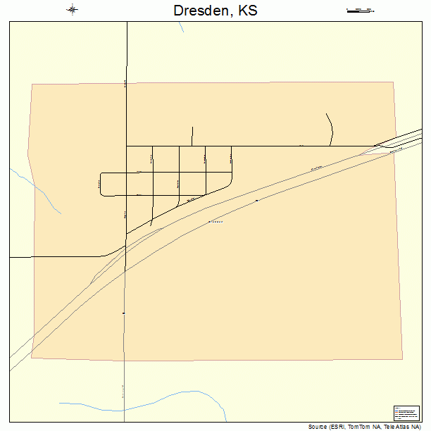 Dresden, KS street map