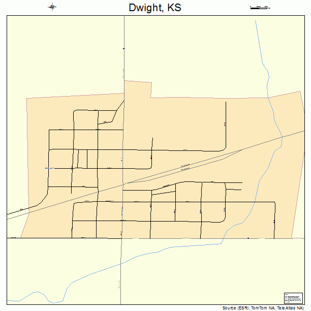 Dwight, KS street map