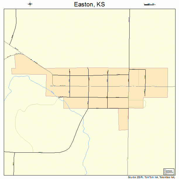 Easton, KS street map