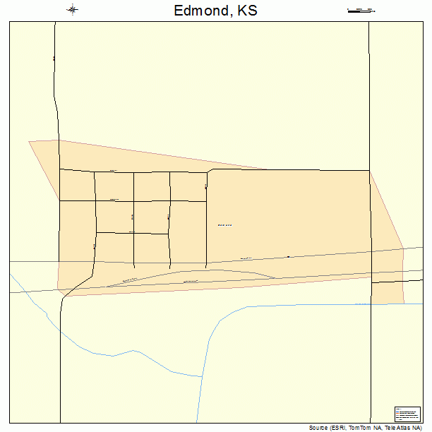 Edmond, KS street map