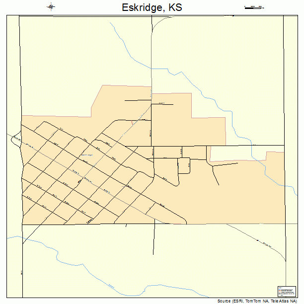 Eskridge, KS street map